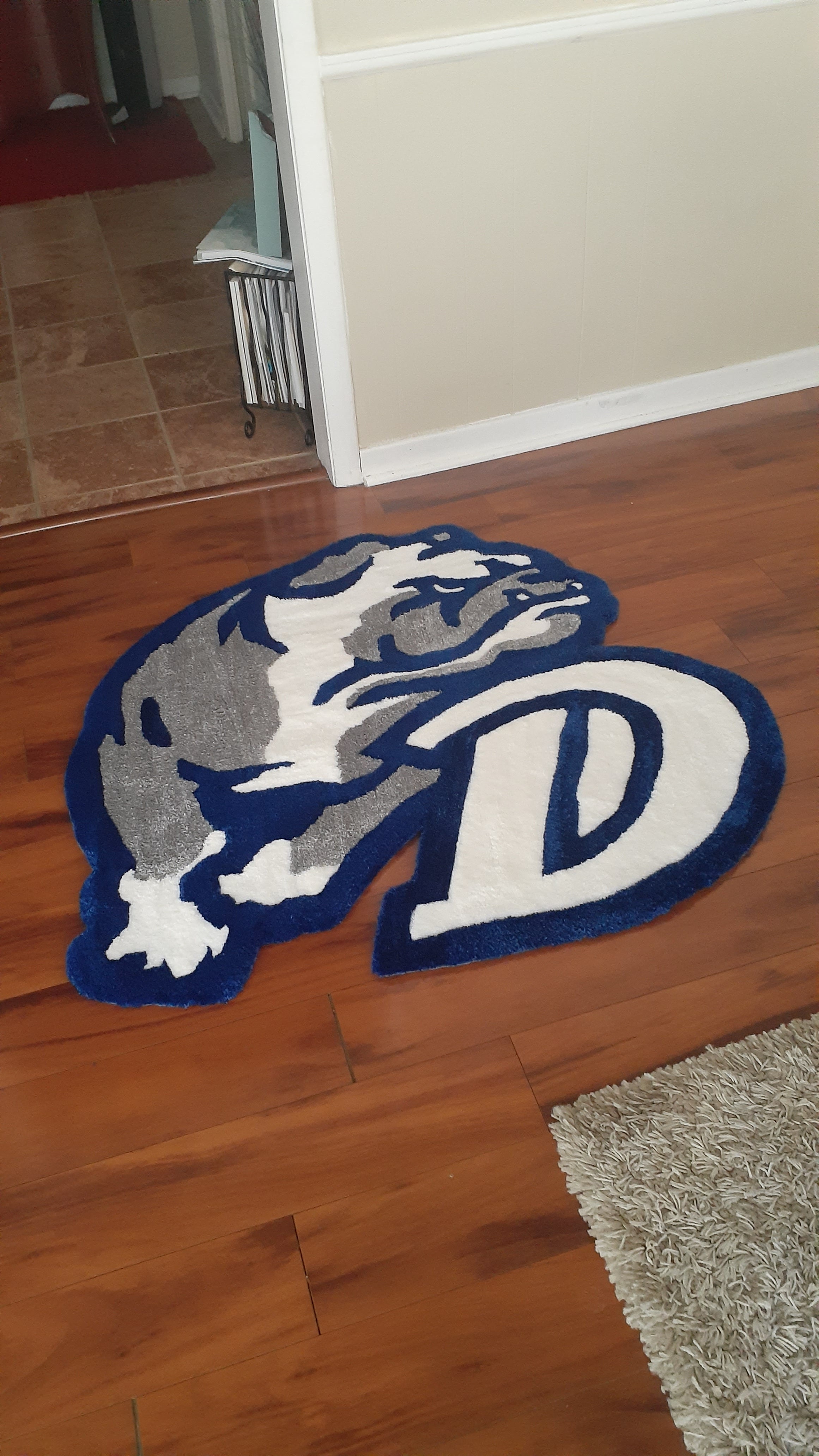 Handmade Custom Rugs  🐉 Handmade tufted 3d rug in shape of