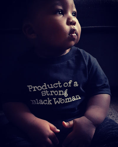 VILLAGE Product Of A Strong Black Woman Yth Tee